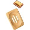 Kandid Bamboo Soap Dish - Bathroom Wooden Soap Case Holder