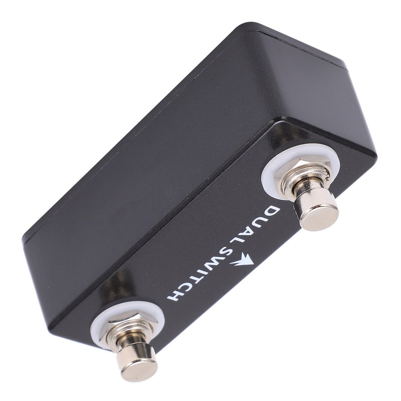 Guitar Foot Switch Pedal Dual Footswitch Tap Momentary Lock Free