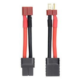 FLY RC 2pcs RC Lipo Battery Charger Conversion Cable Adapter Wire T Plug Male Female Connector Compatible with Slash, Rustler, Stampede, Bandit, E Revo Lipo Battery