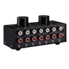 Lrocaoai 2X 6 Input 1 Output Switcher Audio Source Selection