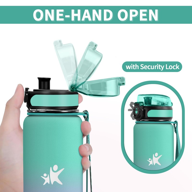 KollyKolla Drinking Bottle 1 L, Thermos Flask, Cold and Warm,