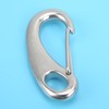 4pcs 100mm Heavy Duty Snap Rope Hook Stainless Steel Spring