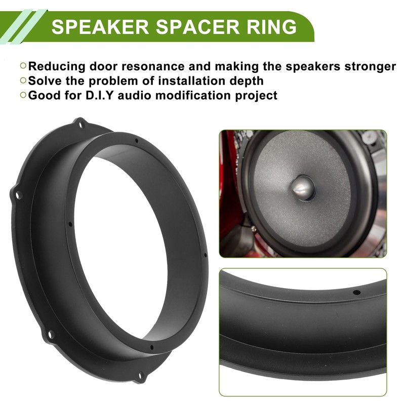 X AUTOHAUX Speaker Spacer Ring Tweeter Speaker Spacer Adapter for