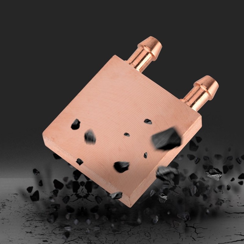 Copper Water Cooling Block,Recuperative Heat Exchanger for Graphics GPU Head