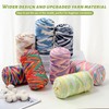 Elastic Fabric T Shirt Yarn for Crocheting，Beginner Crochet Yarns with
