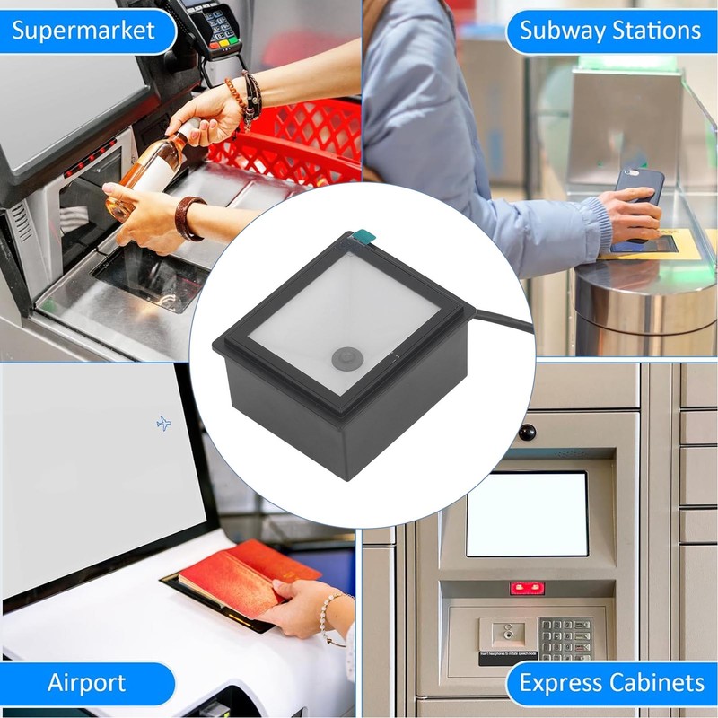 Embedded Bar Code Reader USB Interface Auto Sensing 1D 2D