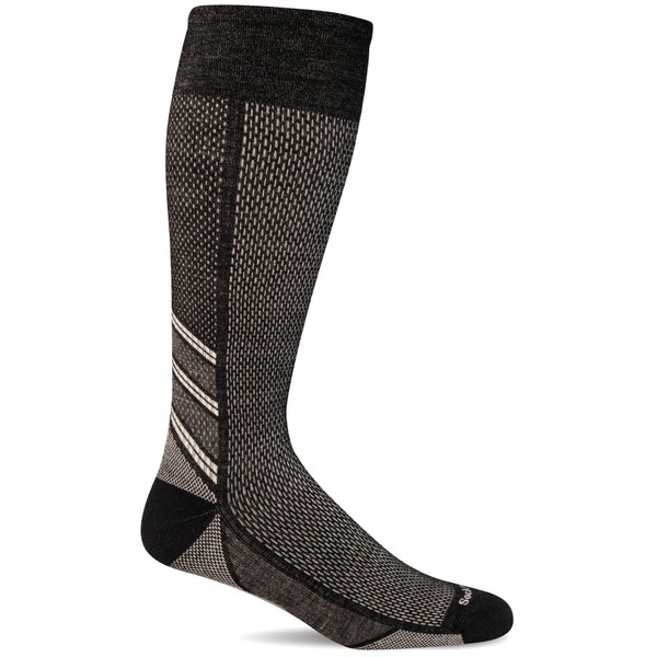 Sockwell Men's Circuit OTC Firm Graduated Compression Sock, Black -