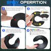 KINGTOP LED Golf Hole Lights (4-Pack) - Battery Operated, Anti-Glare