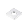 sourcing map Square Nuts, M5x10mmx2mm Zinc-Plated Metric Coarse Thread Assortment