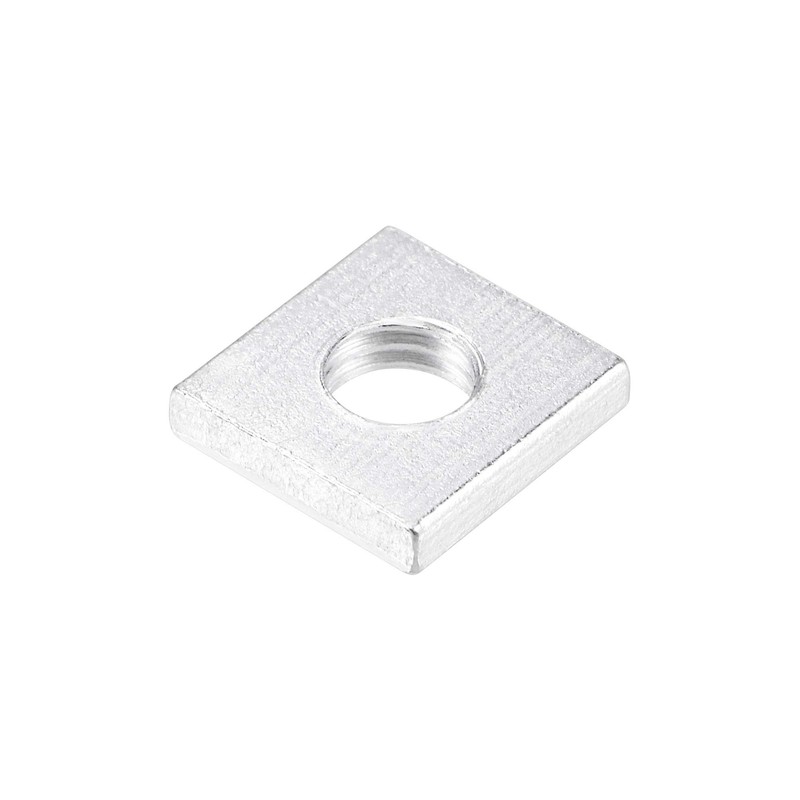sourcing map Square Nuts, M5x10mmx2mm Zinc-Plated Metric Coarse Thread Assortment