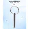 6 Pcs Siding Brake Pull Pins Compatible with Tapco Siding
