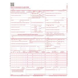 Jaxplaza Insurance Claim Form ver 02/12, White, 2,500 Sheets (CMS-1500)