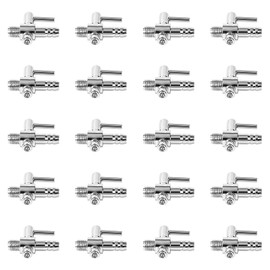 AQUANEAT Aquarium 1 Way Thread Valves, Air Flow Control Valves, Manifolds Distributor for Pumps Fish Room Air Systems,20pcs