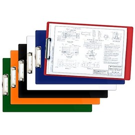 11x17 Acrylic Clipboard with Low Profile Clip, Red (544160)