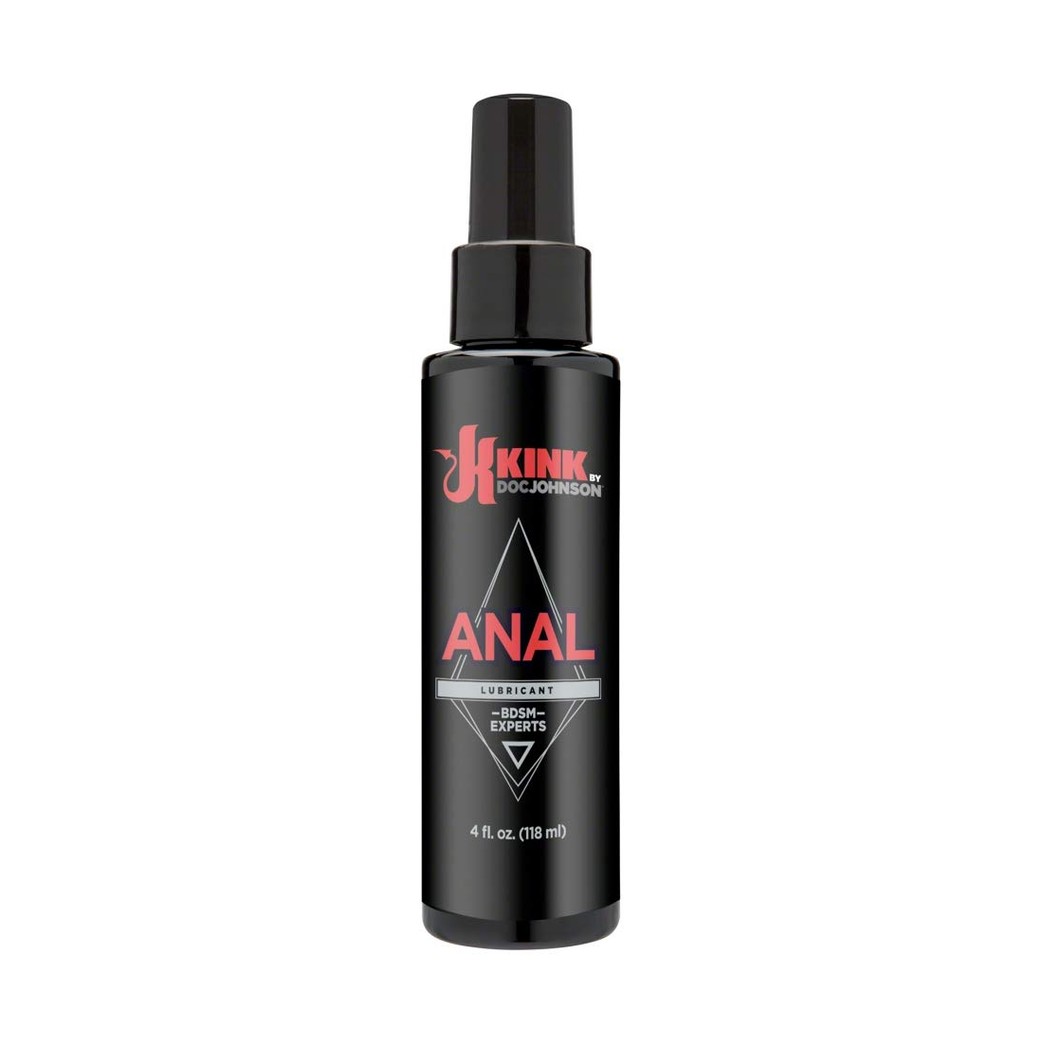 KINK By Doc Johnson - Anal Lubricant - Lubricate, Moisturize, and Ehance the Ease and Comfort of Intimate Sexual Activity - 4 fl. Oz. (118 ml)