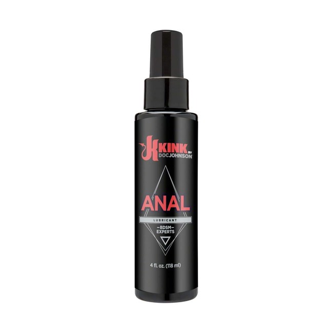 KINK By Doc Johnson - Anal Lubricant - Lubricate, Moisturize, and Ehance the Ease and Comfort of Intimate Sexual Activity - 4 fl. Oz. (118 ml)