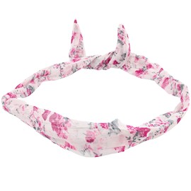 Zac's Alter Ego Floral Print Vintage Look Wire Headband