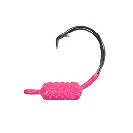 Yellowtail Snapper Weighted Circle Hook Jig - (Pink) 5/0 Hook - 1/8 oz - 25 Pack
