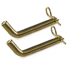 Ohio Diesel Ps 4” Inch Bent Trailer Hitch Pin x 5/8” Diameter for 2.5” and 3” Receivers Class 5 (2-Pack), 4'' (2-Pack)