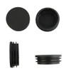 sourcingmap Round Plastic Blanking End Cap Tubing Tube Insert 50mm