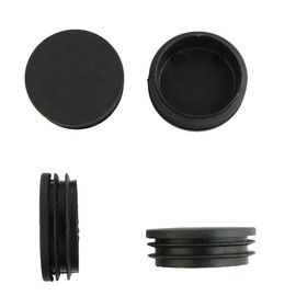 sourcingmap Round Plastic Blanking End Cap Tubing Tube Insert 50mm Dia