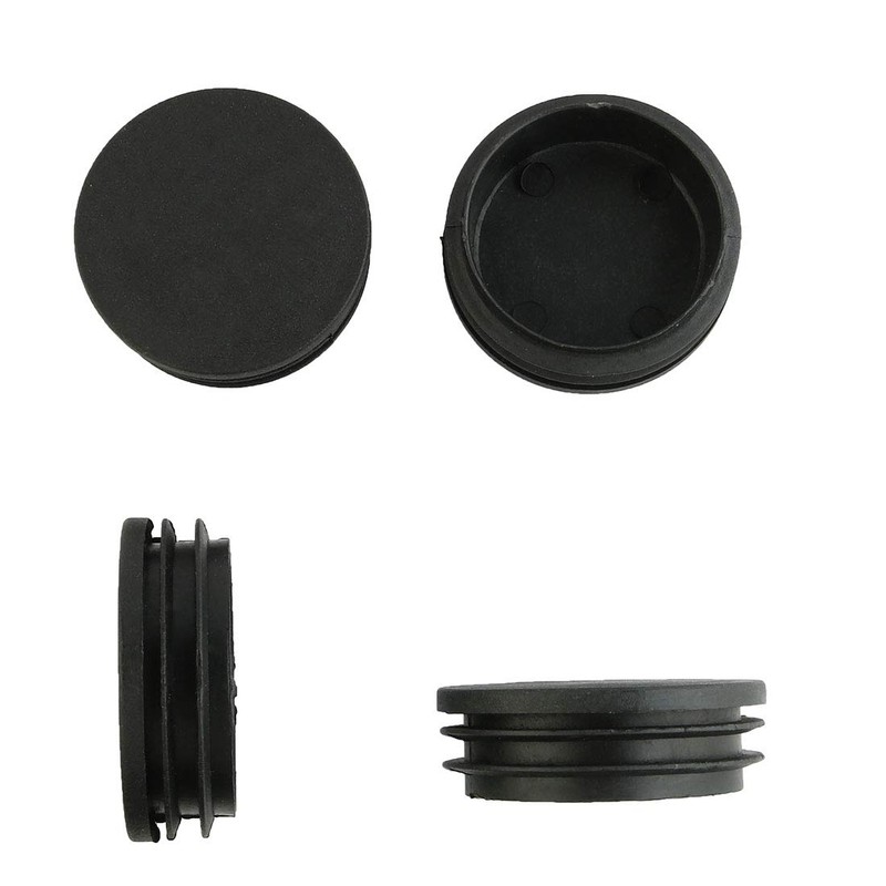 sourcingmap Round Plastic Blanking End Cap Tubing Tube Insert 50mm