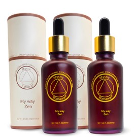 Mystic Romance My Way Zen Premium Home Fragrance Oil - for Aroma Oil Diffusers and Burner Oil Lamps (100ml, Glass) (Pack of 2)