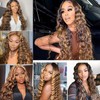 1bp427 Bundles Human Hair Honey Blonde Deep Wave Bundle Ombre
