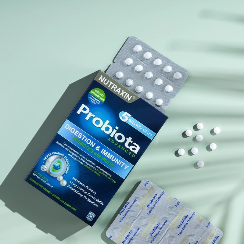 Nutraxin Probiota Advanced - 2x1.25 Billion CFU Probiotics - 60