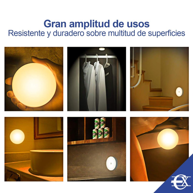 Euroxancy Night Lights with Motion Sensor Wireless Cabinet Lighting Motion