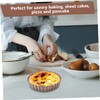 ULTECHNOVO 2sets 2pcs Non Stick Quiche Pan Tart Pan with