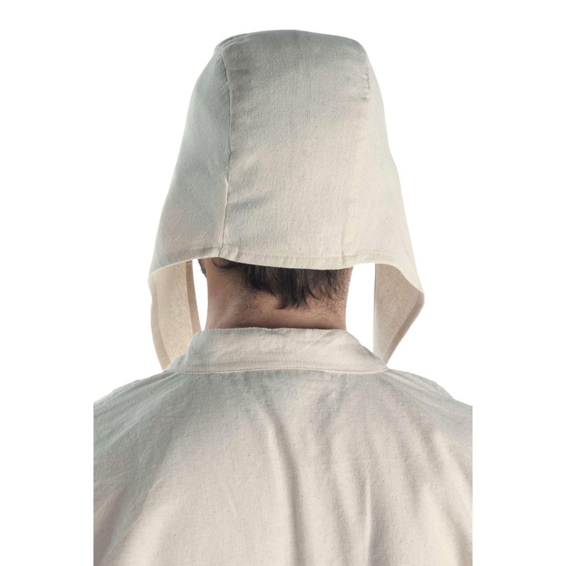 HEMAD Men's Medieval Coif – Pure Cotton – L Beige
