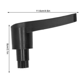 Kayak Rudder, 2pcs PVC Kayak Rudder Steering Control Handle Grip Replacement for Canoe Boats Accessories