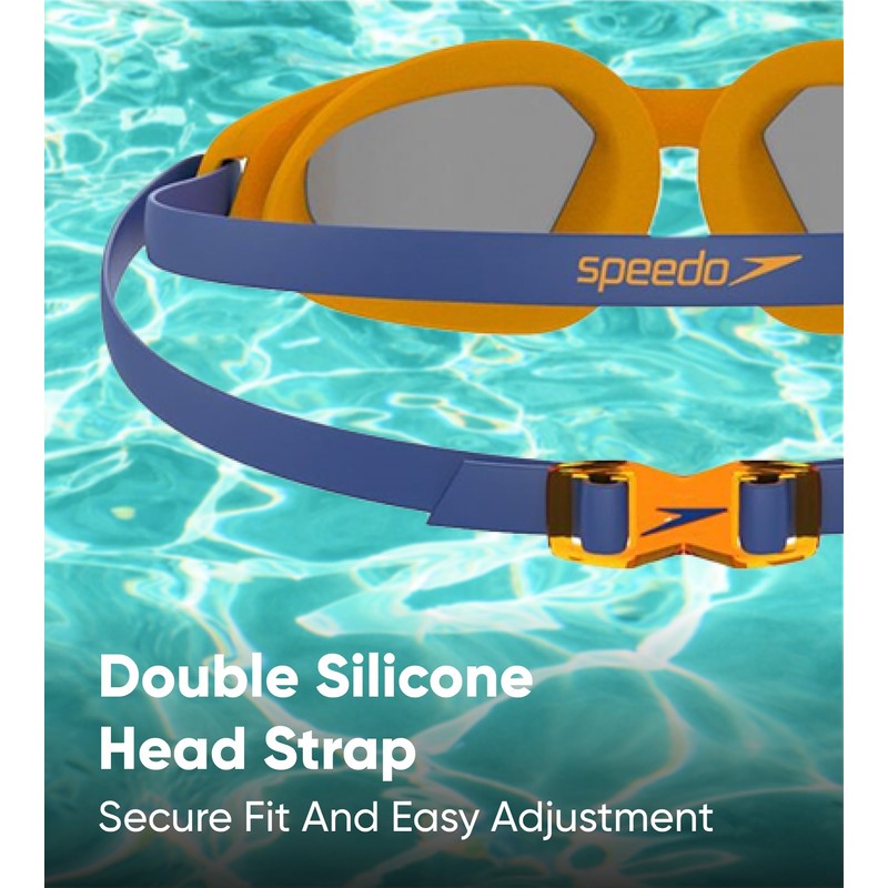 Speedo Junior Hydropulse Swimming Goggle | Comfortable Fit | Adjustable