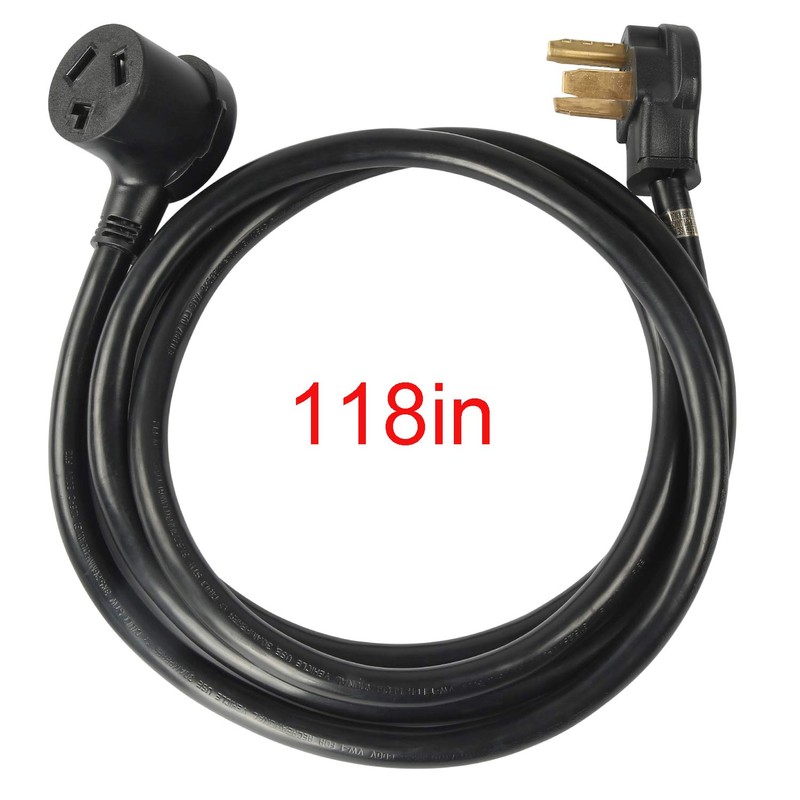 10FT 3 Prong Dryer Extension Cord, NEMA 10-30P to 10-30R