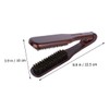 Beavorty Bristle Hair Straightening Brush Anti-static Double-sided Comb for Effortless