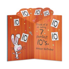 American Greetings Funny 70th Birthday Cards (Pop Up Cartoon Bunny)