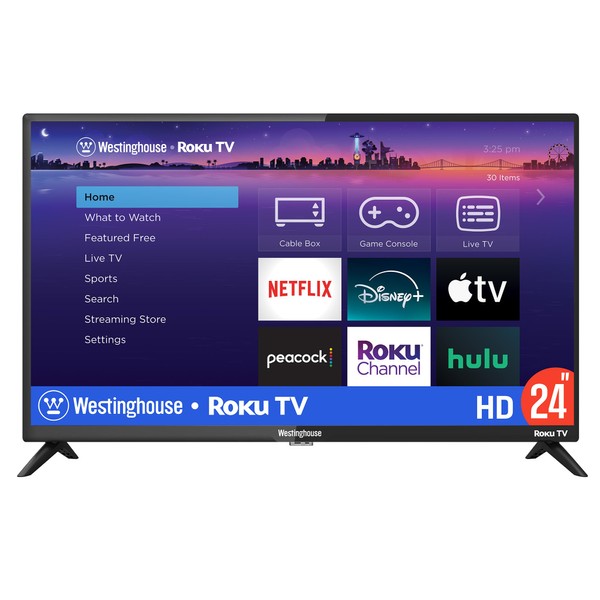 Westinghouse Roku TV - 24 Inch Smart Television, 720P LED