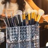 Acrylic Makeup Finger Nail Art Tool Organizer 3 Spaces For