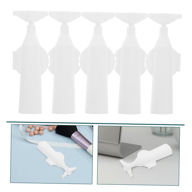 Baluue 5pcs Portable Skincare Vials Refillable Essence Liquid Bottles Tiny