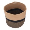 Woven Laundry Basket Cotton Rope Multifunctional Clothes Storage Hamper with