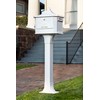 Architectural Mailboxes CP00WAM Callaway Post, White