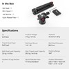 SMALLRIG Mini Tripod Tabletop Tripod with 360° Ball Head and