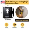 Qbit SQ1000-D | Oscillating Multi-Tool Blade for 2-Gang Outlet Box