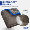 wolk Car Drying Towels 1200 GSM Microfibre – Colour: Grey/Blue