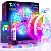 TJOY 130ft Bluetooth LED Strip Lights, RGB Color Changing, Music