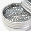 Biodegradable Glitter (1/4 Oz Tin, Fine Silver Mix)