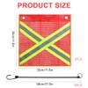 Red Flag Extra Long Highly Visible Reflective Warning Flag Red
