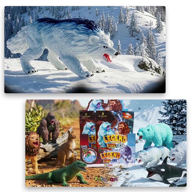 #sbabam Legend of Animals Fire vs Ice, Animali Allungabili, Funny