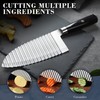Dragon Creek Crinkle Cutter Knife - Wavy Chopper Potatoes Crinkle